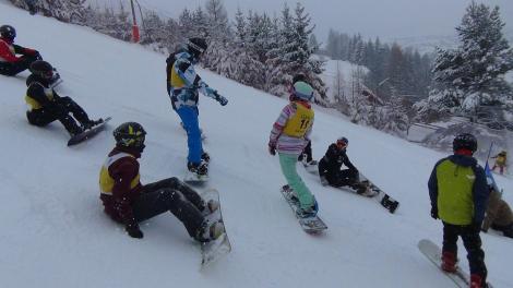 Photo no. 4 (37)
                                                         AKADEMICKIE MISTRZOSTWA MAŁOPOLSKI w Snowboardzie i w Narciarstwie alpejskim - Kluszkowce 9-10.01.2019
                            
